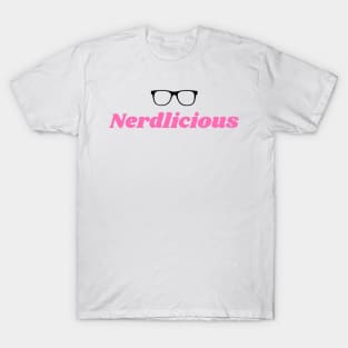 Nerdlicious (Pink Lettering) T-Shirt